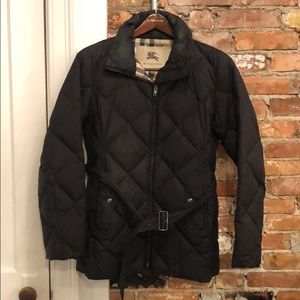 Women’s black Burberry Puffer Jacket